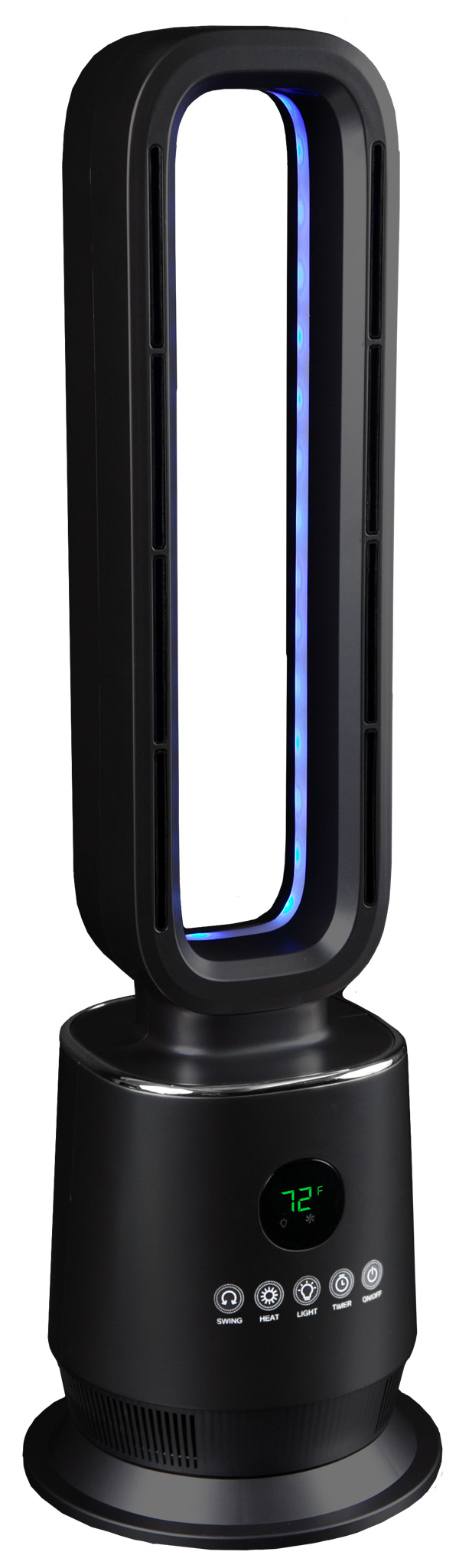 Comfort Tower PRO™️, Black with Blue LEDs